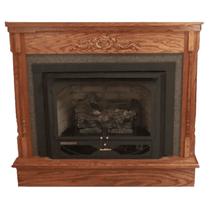 Buck Stove Model 384 33,000 BTU's Vent Free Gas Stove New - NV-3844LP-DOORS