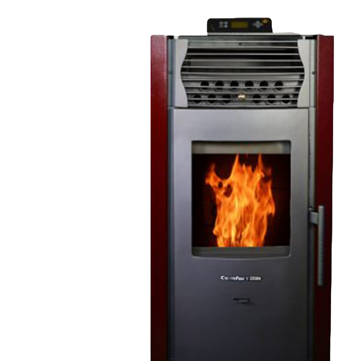 ComfortBilt HP50 2,200 sq. ft. Pellet Stove Auto Ignition 47 lb Hopper Burgundy New - HP50B