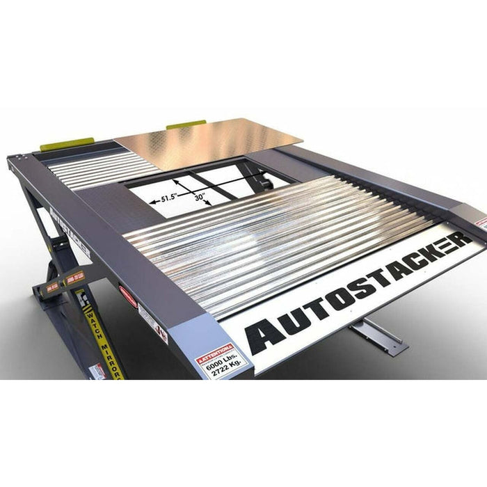 Autostacker A6W-OPT1-G 6,000 Lbs STD Console w/PU, WIDE Parking Lift Galvanized - 5175283