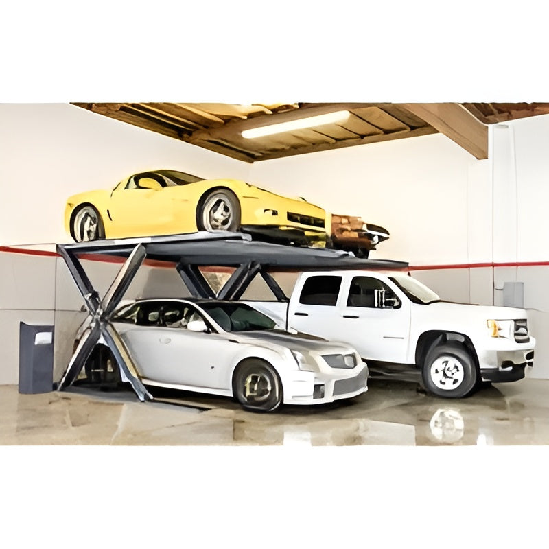 Autostacker A6W-OPT1-G 6,000 Lbs STD Console w/PU, WIDE Parking Lift Galvanized - 5175283