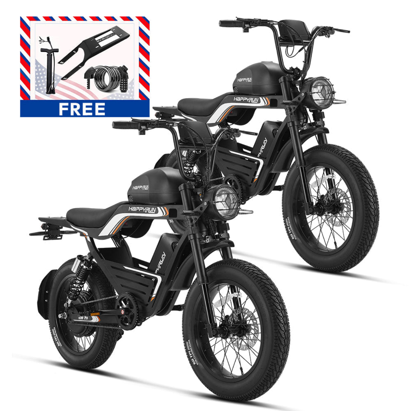 HappyRun Combo Sale HappyRun Dirt Bike G300 Pro - G300pro-orange-orange