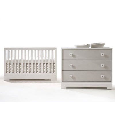 Tulip Olson Convertible Crib & 3 XL Drawer Set