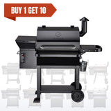 Z Grills 10002B -  Powerhouse Pellet Grill & Smoker (Grill Cover Included) - ZPG-10002B-BOGT