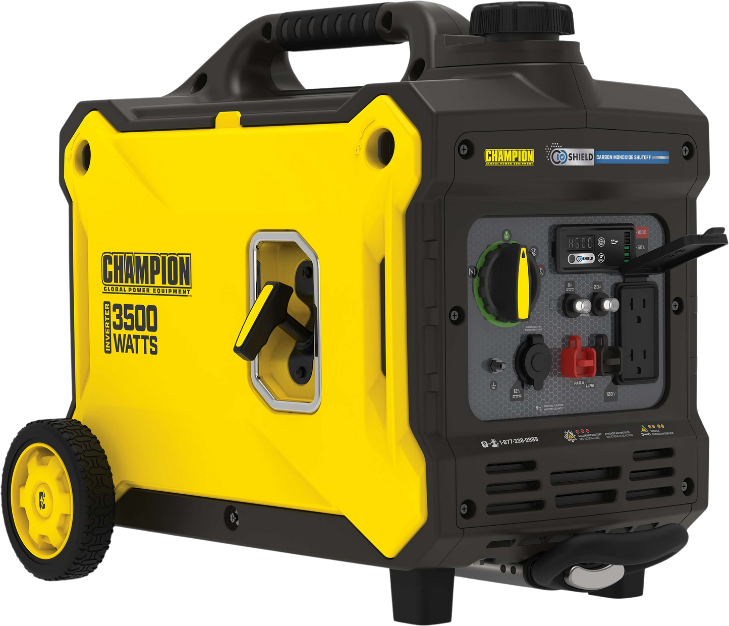 Champion 2300W/3500W Generator Gas Inverter Low THD CO Shield New - 100571