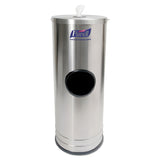 Grainger Purell - Wipe Dispenser Silver Stainless Steel Center Pull 800 Count Floor - 45KE73