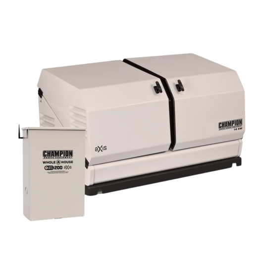 Champion 14kW Home Standby Generator with 200 Amp Transfer Switch New - 100837