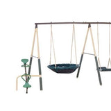 XDP Recreation Deerfield Playground Swing Set, Super Disc, Slide, Glider & Swing - 102128