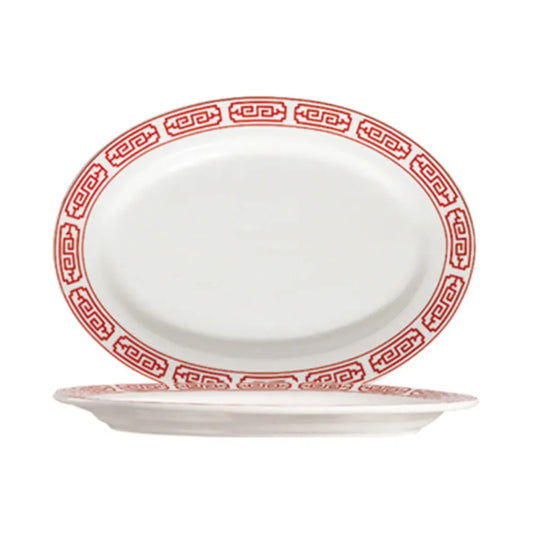 CAC China Oval Platter R.E. 16" Case of 12 Pcs - 105-61