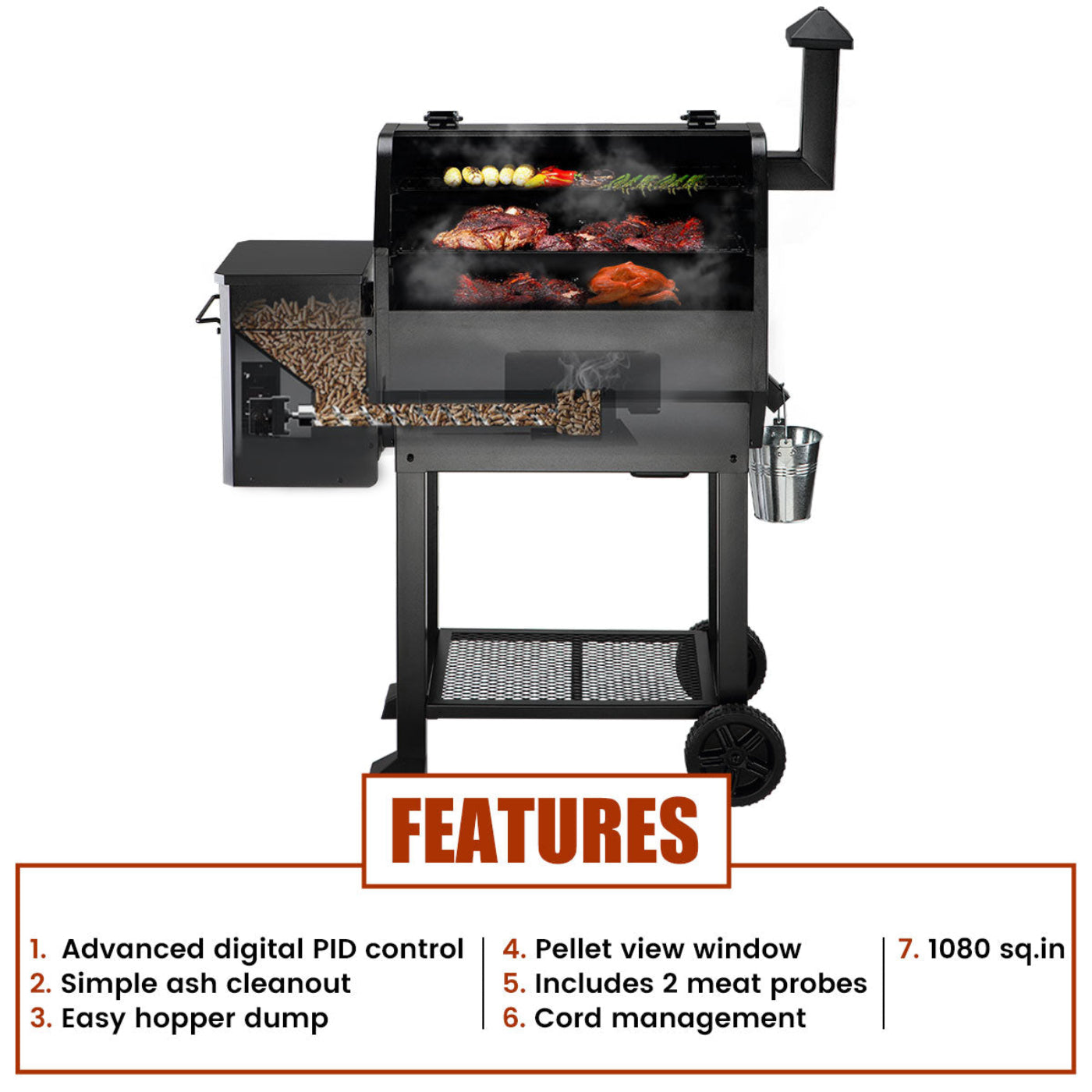 Z Grills 10502B (GEN 2) - ZPG-10502B-BOGT-HG