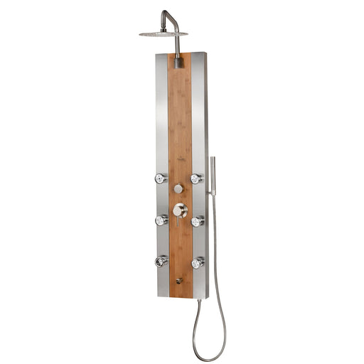 Pulse Showerspas Bamboo Shower Panel - Bali Showerspa 1050