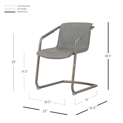 New Pacific Direct Indy PU Side Chair, (Set of 2) -  1060007-216