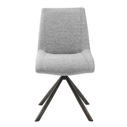 New Pacific Direct Viona Fabric Swivel Dining Side Chair (Seat), (Set of 2) 1060019-218 - 1060019-218