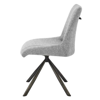 New Pacific Direct Viona Fabric Swivel Dining Side Chair (Seat), (Set of 2) 1060019-218 - 1060019-218