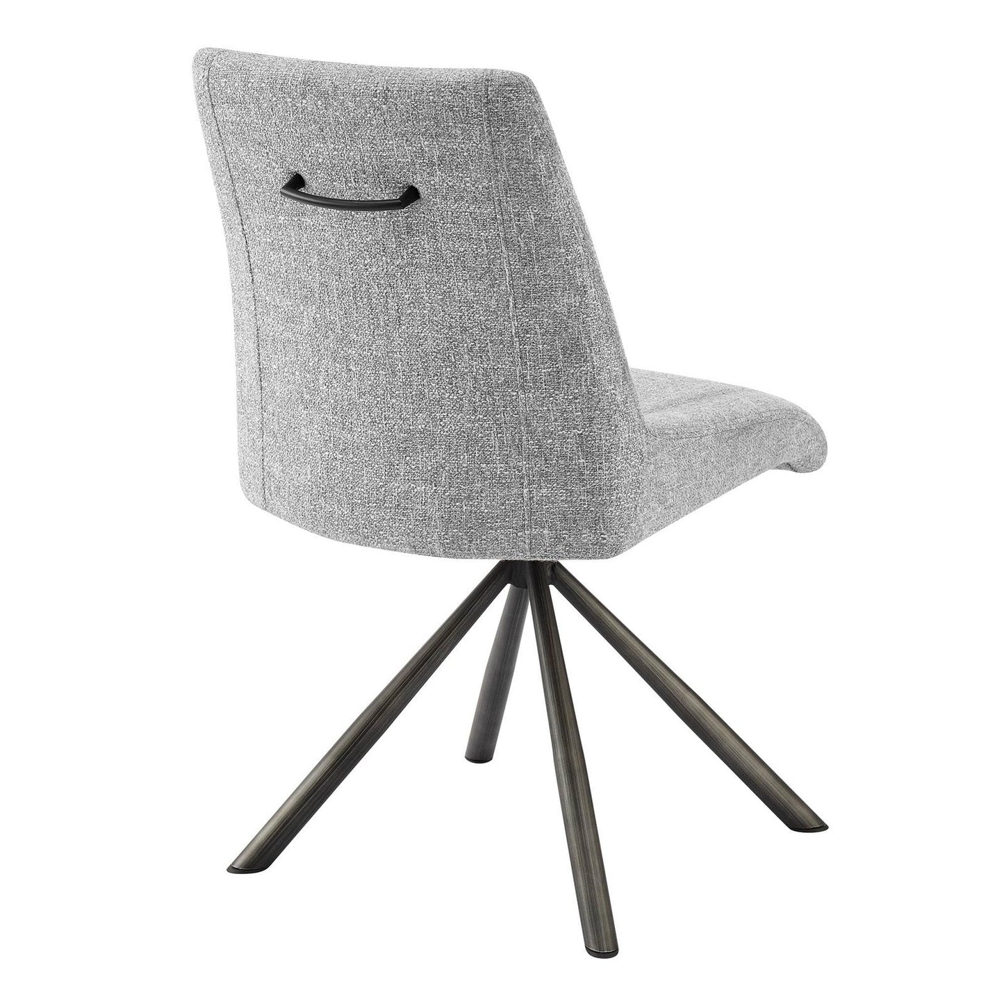 New Pacific Direct Viona Fabric Swivel Dining Side Chair (Seat), (Set of 2) 1060019-218 - 1060019-218