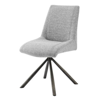 New Pacific Direct Viona Fabric Swivel Dining Side Chair (Seat), (Set of 2) 1060019-218 - 1060019-218