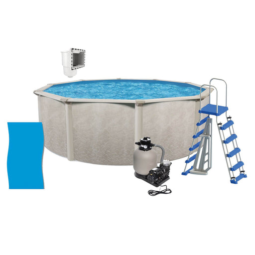 Aquarian Phoenix 21 Ft x 52 In Above Ground Pool w/ Pump, Ladder, & Accessories - 108863