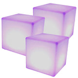 Main Access 16" Pool Spa Waterproof Color-Changing LED Light Cube Seat (3 Pack) - 109391