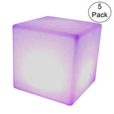 Main Access 16" Pool Spa Waterproof Color-Changing LED Light Cube Seat (5 Pack) - 109394