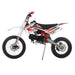 X-PRO Voyage 125 Dirt Bike with 4-Speed Manual Transmission, Kick Start, Big 17"/14" Tires - DB-H13-Black