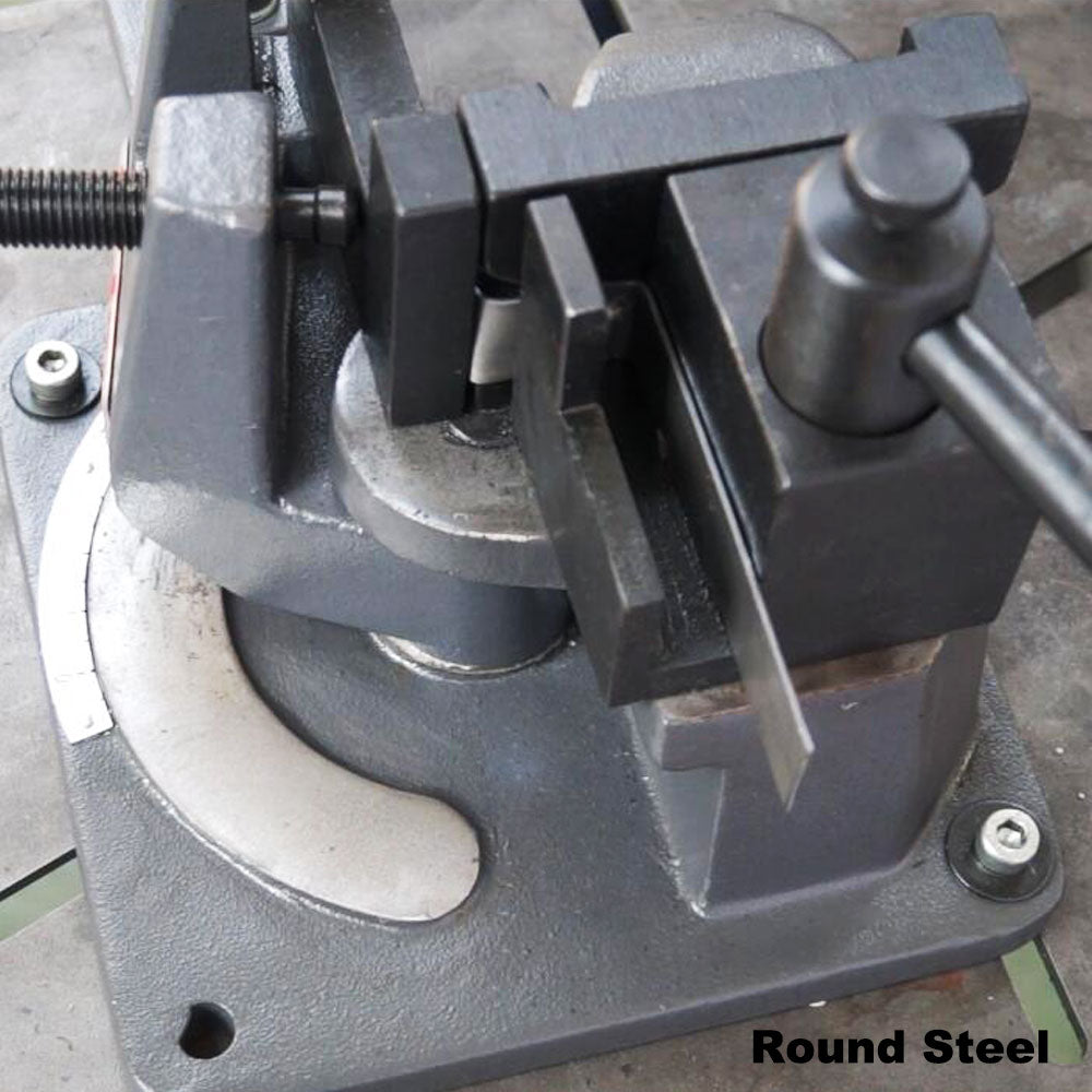 KAKA Industrial UB-100 Heavy-Duty Metal Bender, High Precision Hot and Cold Strip Steel, Flat Steel, Round Steel Metal Bender