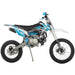 X-PRO Sail 150 Dirt Bike with 4-Speed Manual Transmission, Kick Start, Big 17"/14" Tires - DB-H12-Black