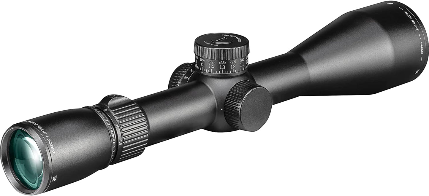 Vortex Optics Razor HD LHT 4.5-22x50 Riflescope XLR-2 MOA with Mount and Hat Bundle - RZR-42201_TRM-2pk_121-53-BCA