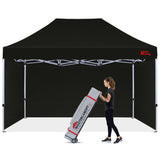 Mastercanopy Commercial Series- 10x10/10x15/10x20 Pop-up Canopy Tent with Sidewalls - B07XFM1KMJ