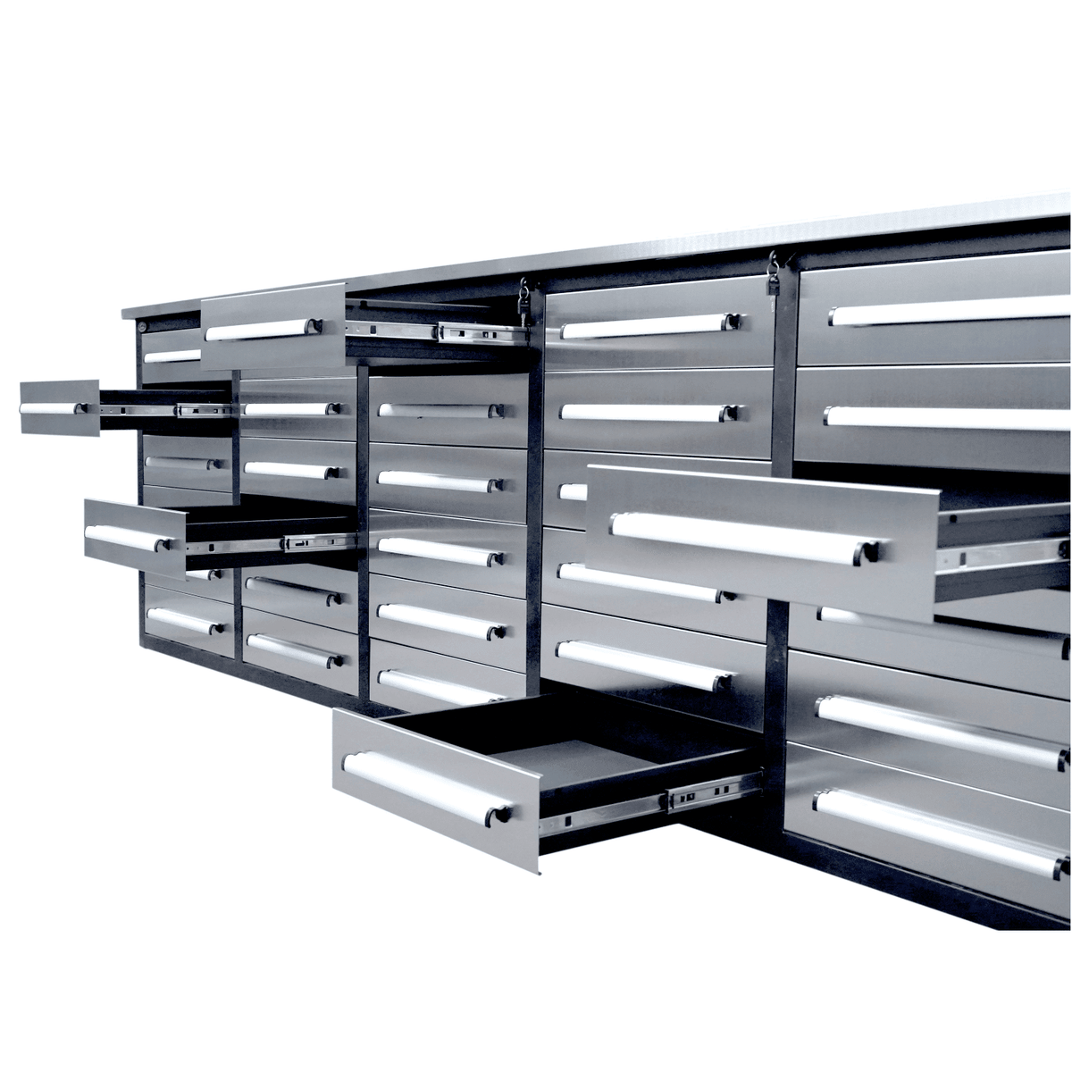 Chery Industrial 10ft Storage Cabinet with 30 Drawers WW000188