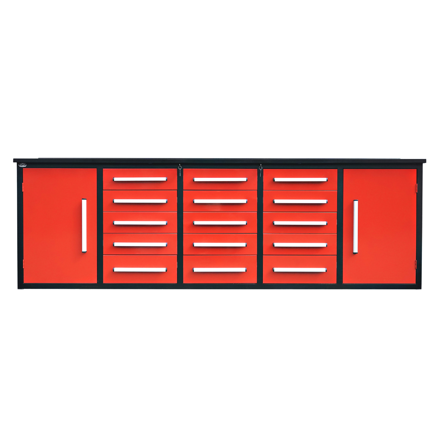 Chery Industrial [BARGAIN] 10ft Storage Cabinet with 15 Drawers & 2 Cabinets - A_WW000179