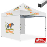 Mastercanopy Commercial Series- Custom 10x10 Deluxe Easy Pop-up Personalized Canopy Tent -  9USSE6224M22CT1799FR1