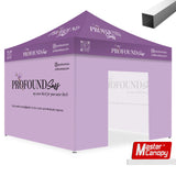 Mastercanopy Commercial Series- Custom 10x10 Deluxe Easy Pop-up Personalized Canopy Tent -  9USSE6224M22CT1799FR1