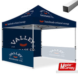 Mastercanopy Commercial Series- Custom 10x10 Deluxe Easy Pop-up Personalized Canopy Tent -  9USSE6224M22CT1799FR1