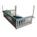 A&L Furniture Versaloft Mission Style Hanging Day Bed with Ropes - Twin & Full Size - Pine