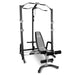 Marcy Home Gym Fitness Deluxe Cage System with Weight Lifting Bench 2 Pack - 115554