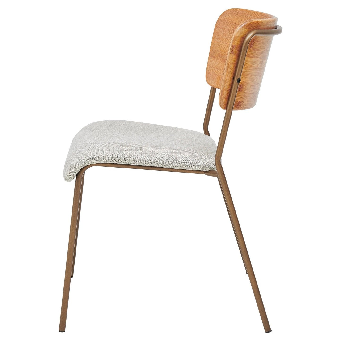 New Pacific Direct Leshia KD Fabric Bamboo Dining Side Chair, (Set of 2) -  1160028-406N