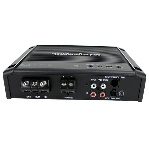 Rockford Fosgate 500 Watt Mono D Power Car Audio Amplifier with Remote 4 Pack - 117605