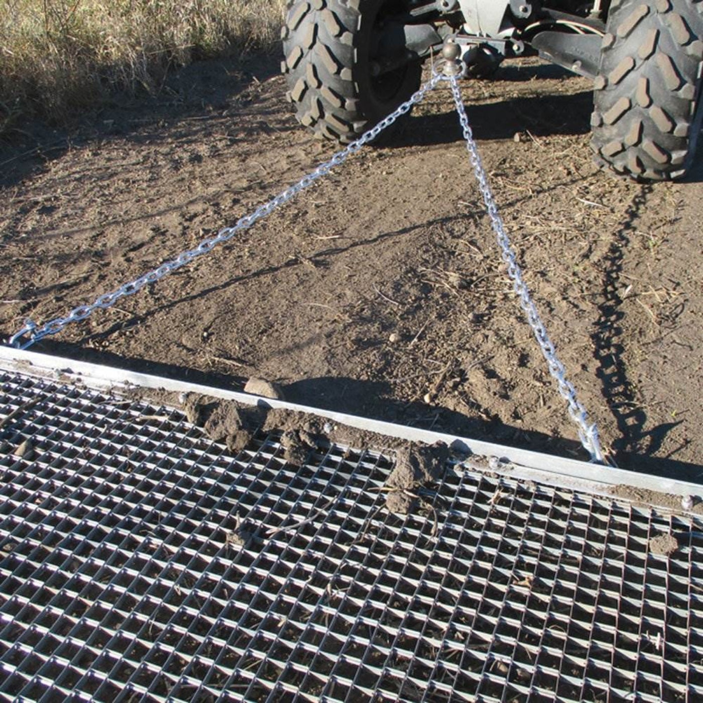 Yard Tuff 5 x 4.5' Steel Durable Chain Field Lawn Level ATV Drag Mat (2 Pack) - 118150