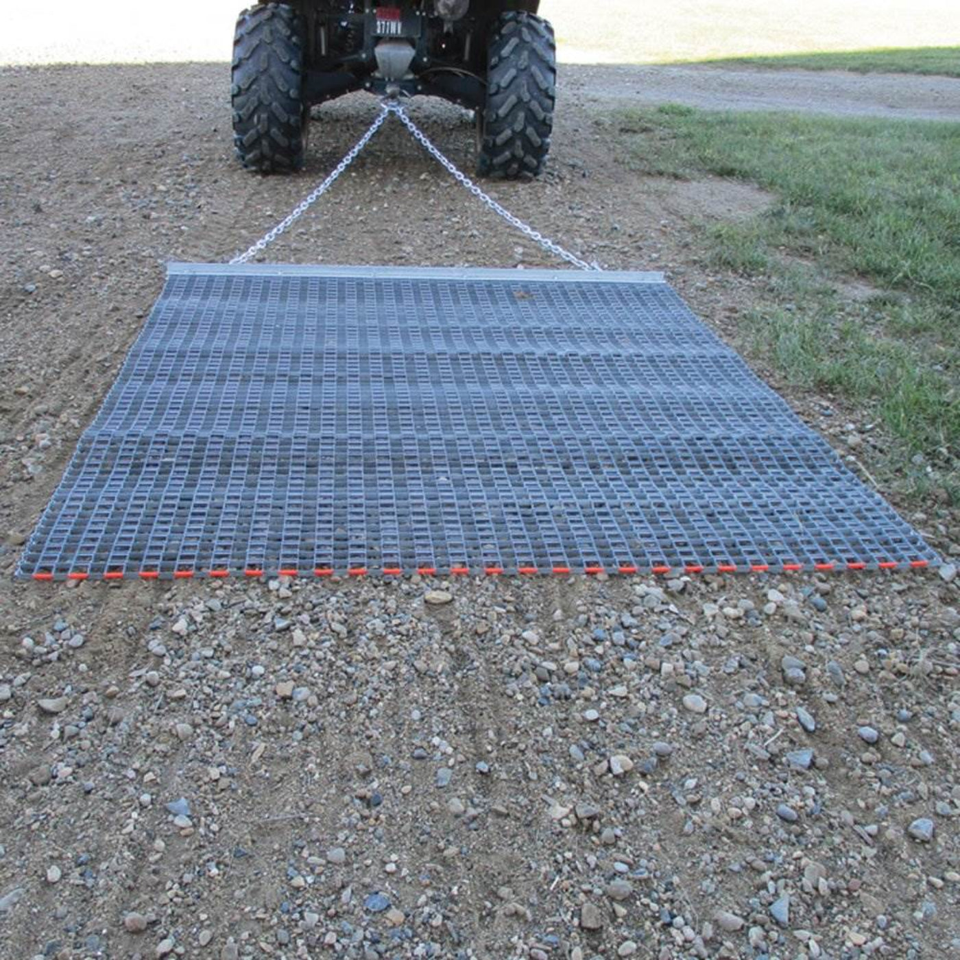 Yard Tuff 5 x 4.5' Steel Durable Chain Field Lawn Level ATV Drag Mat (2 Pack) - 118150