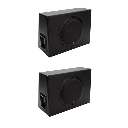 Rockford Fosgate P300-10 10" 300 Watt Single Powered Sub Enclosure 2 Pack - 119358