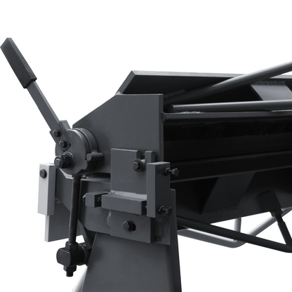 KAKA INDUSTRIAL Sheet Metal Brake, 50-Inch Box and Pan Brake, 16-Gauge Capacity Metal Break, 4-Inch Box Depth Adjustment Press Brake, 5/8-Inch Beam  Pan and Box Brake Machine BP-1650