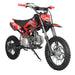 X-PRO Bolt 125cc Dirt Bike with Automatic Transmission, Electric Start, Big 14"/12" Tires - DB-K028-Black