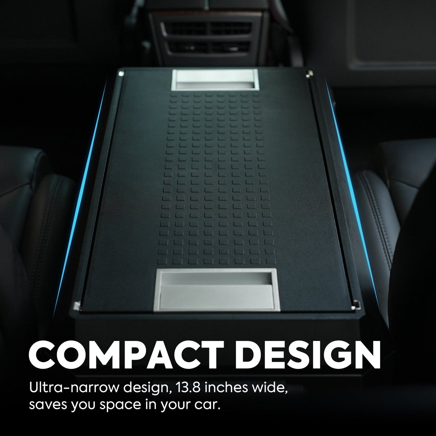 ICECOJP Pro Series 40/51QT Dual Zone Wheeled Car Fridge With Cover-SILVER - JP50ProD-Silver