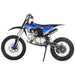 X-PRO X17 125cc Dirt Bike with Automatic Transmission, Electric Start, Big 17"/14" Tires - DB-K021-Blue