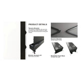 VIVIDSTORM S White Cinema Perforated Motorized Tension Floor Rising Projector Screen