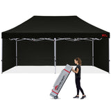 Mastercanopy Commercial Series- 10x10/10x15/10x20 Pop-up Canopy Tent with Sidewalls - B07XFM1KMJ