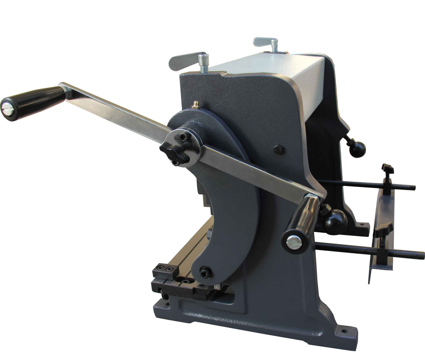Kaka industrial Sheet Metal Brake 3-In-1/12, 12-Inch Combination Sheet Metal Brake, Shear Press Brake 20-Gauge Capacity, Shears and Slip Roll Machine for Shear Bending Rolling, Brake Shear Roll Machine - 171001