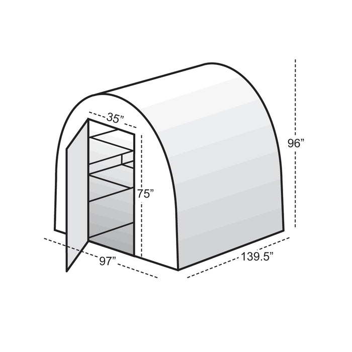 Solexx Gardener's Oasis Basic Greenhouse - G-208