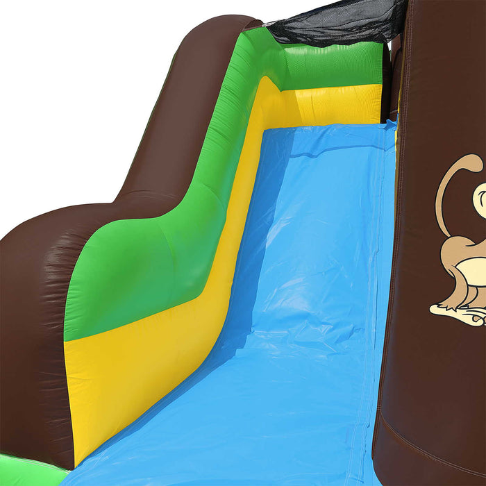 Commercial Jungle Bounce House with Slide by Inflatable HQ