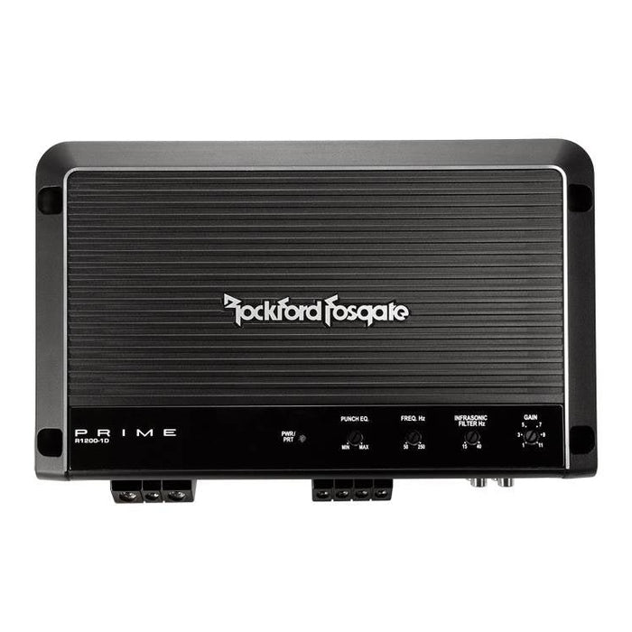 Rockford Fosgate 1200 Watt Class-D Monoblock Car Audio Amplifier 2 Pack - 120656