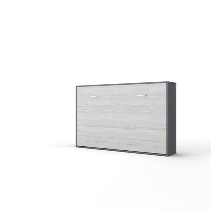 Maxima House Horizontal Murphy Bed INVENTO, European Full Size with mattress - IN-05W - Backyard Provider